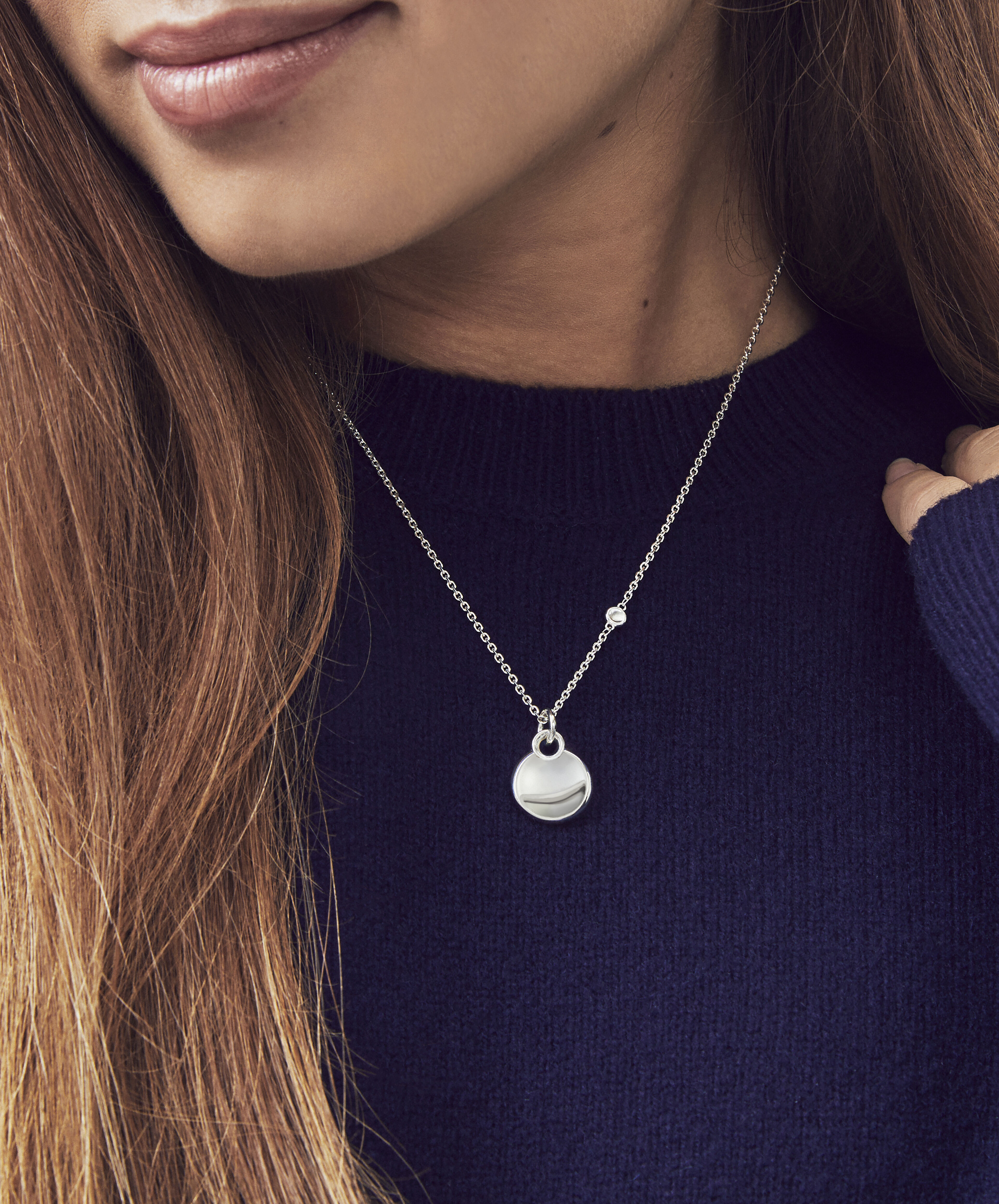 Sterling Silver Initial And Date Personalised Necklace | Bloom Boutique