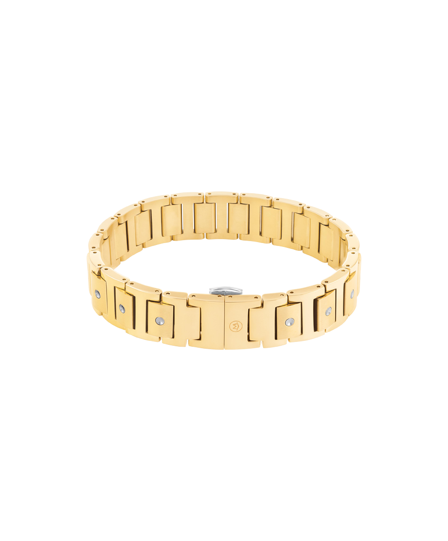 Freemen one Lines Gold Plated South Indian Design Bracelet for Men MA0 –  Freemen®