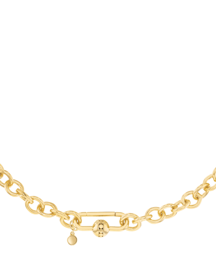 Movado  Sphere Lock Collection 14K yellow gold vermeil chain