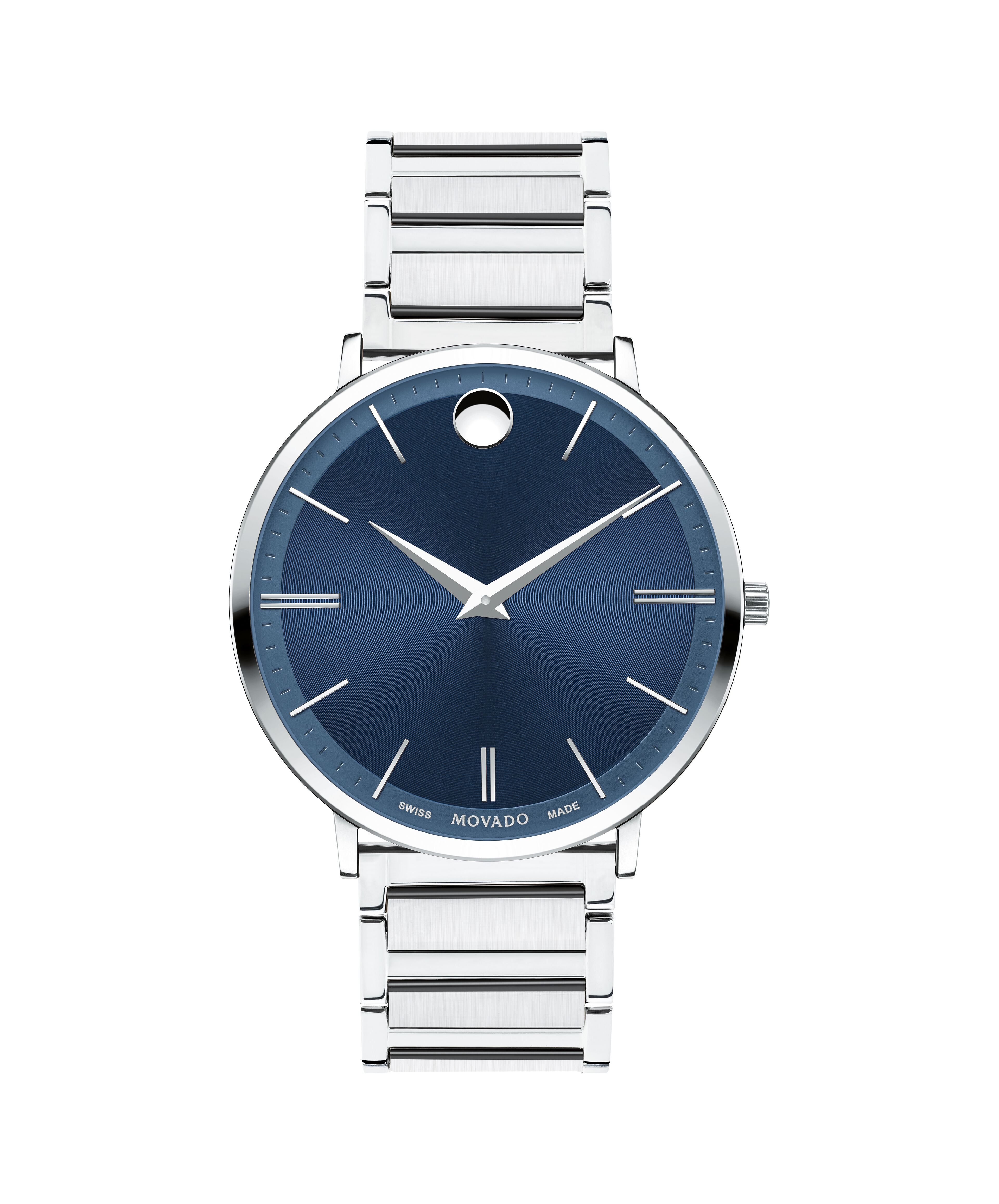 Movado Bold Silver Dial Two-tone Ladies WatchMovado Bold Silver-Tone Sunray Dial Ladies Two-Tone Watch