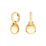 Movado Disc Huggie Earrings
