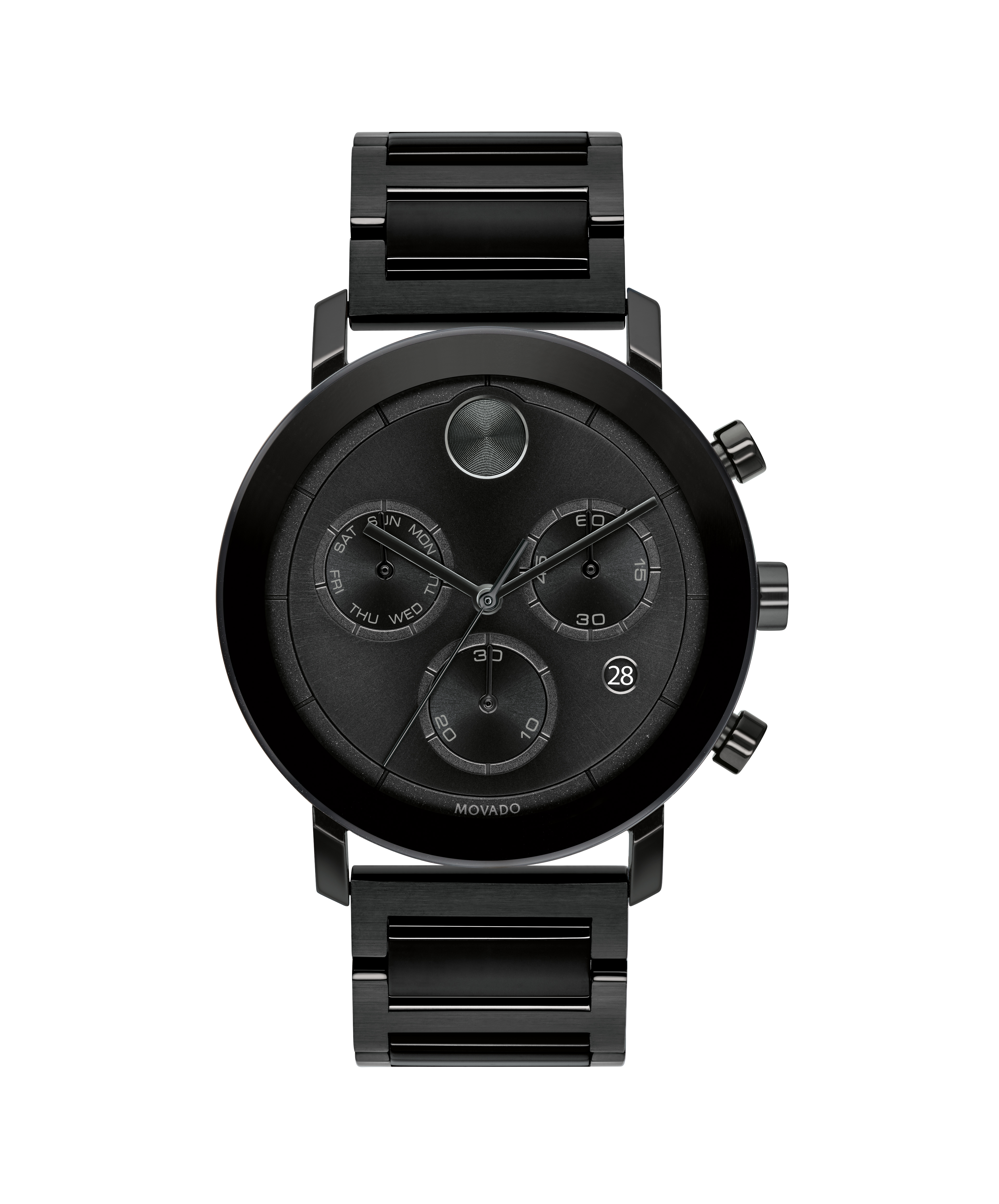 Movado Bold Black Chronograph Replacement Crystal 01.1.29.6011 